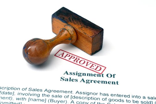 Assignment of sales agreement