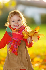 Little girl in the park