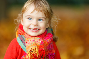 Little girl in the park