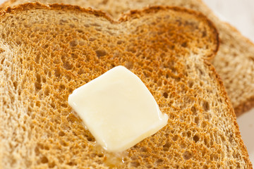 Whole Wheat Buttered Toast