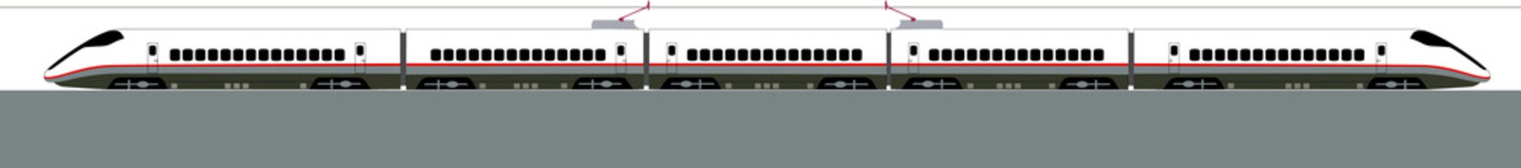 Shinkansen bullet train at Japan