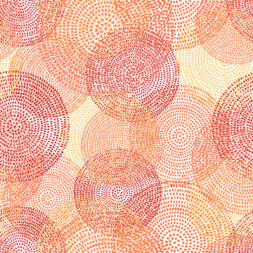 Fototapeta Circles seamless pattern