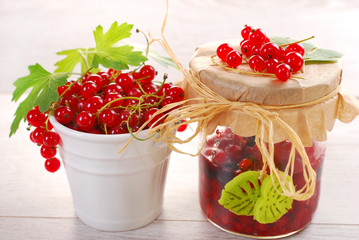 red currant homemade preserve