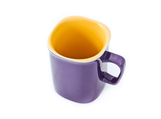 Empty coffee cup.