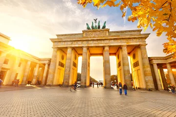 Fototapete Berlin Brandenburger Tor bei Sonnenuntergang
