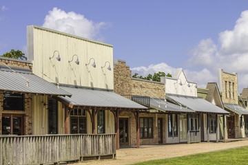 Obraz premium Rural Western Style Shops