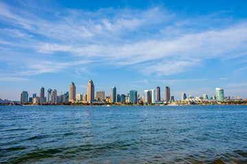 Fototapeta na wymiar San Diego w Kalifornii skyline