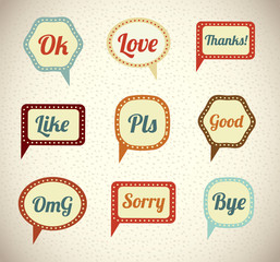 Obraz premium comics icons