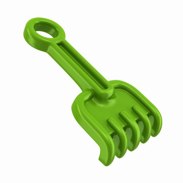 recommend clip art: 3d render of a rake