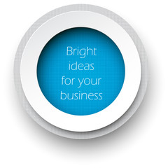 Modern circle vector illustration template.