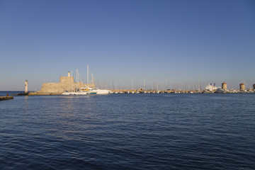 ancient port city of Rhodes