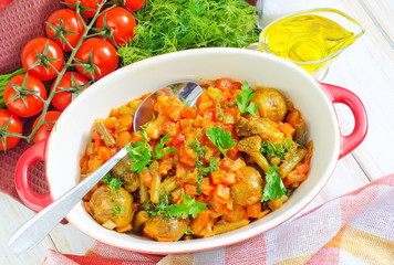 baked vegetables