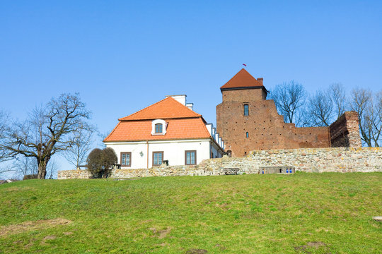 Medieval castle in Liw, Poland