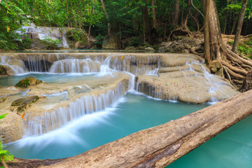 Erawan waterfall level 1.