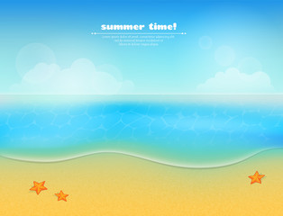 Fototapeta na wymiar Summer beach background