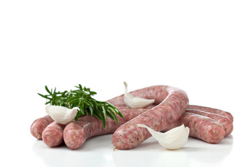 Rohe Bratwurst