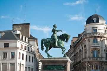 Statue Jeanne d' Arc à Orléans