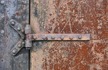 Rusry Metal Door
