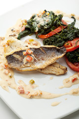 Seabass with Tomato