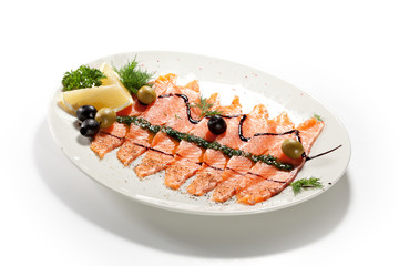 Salmon Carpaccio