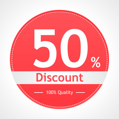 Discount sticker