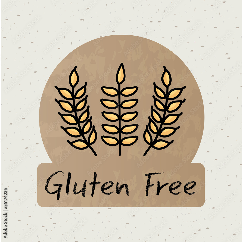 Sticker gluten free