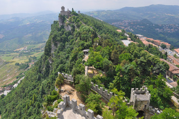Fototapeta na wymiar Rocca Guaita San Marino
