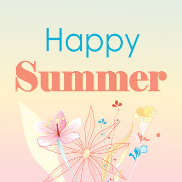 Happy happy summer card