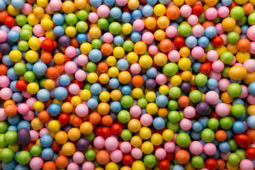 Fototapeta na wymiar Small colored balls.