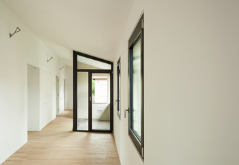 Interior new house, view modern room