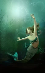 Foto auf Acrylglas Meerjungfrau Die kleine Meerjungfrau