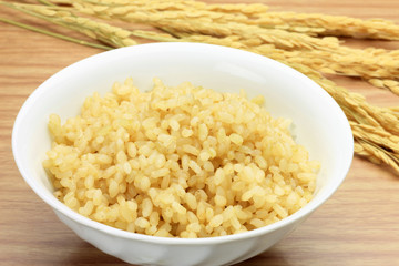 unpolished rice