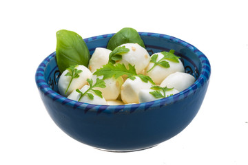 Mozzarella with herbs