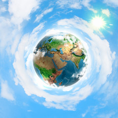 Naklejka premium Earth planet