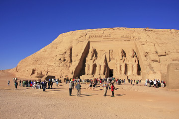 The Great temple of Abu Simbel, Nubia