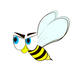 funny cartoon bee