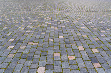 Fototapeta premium Cobbled pavement