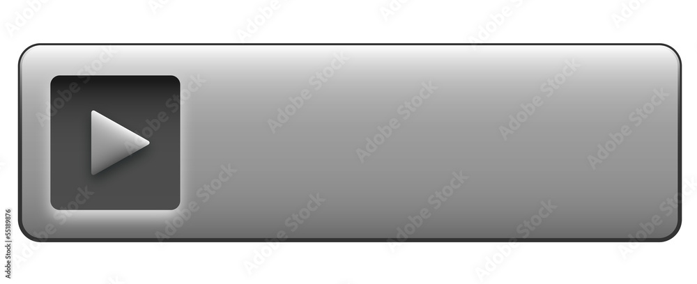 Aufkleber blank web button (rectangular sign icon arrow symbol click here)