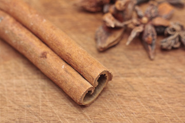 Cinnamon and star anise