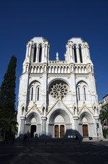Fototapeta na wymiar Chatedral in Nice,France 