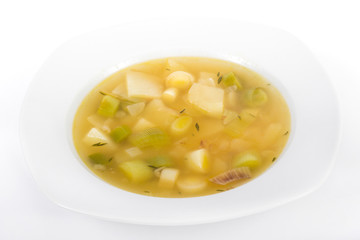 Leek soup