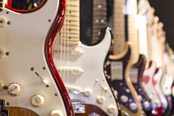 Naklejka premium Gitary Elektryczne