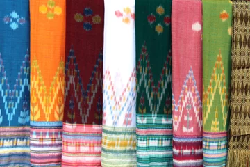 Papier Peint photo Lavable Indonésie Colourful Batik