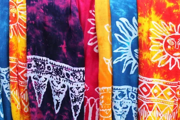 Türaufkleber Colourful Batik © Brad Pict