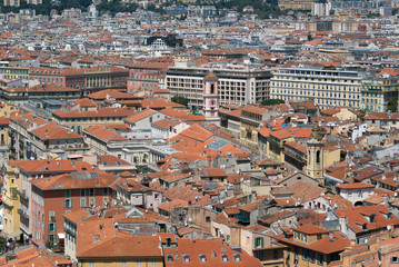 Fototapeta na wymiar Panoramic view,Nice,France 