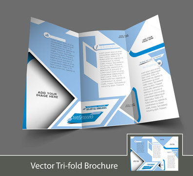 Vector Optician Sunglasses Store Brochure Design Template