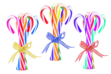 Fototapeta premium Bundles of Colorful Candy Canes
