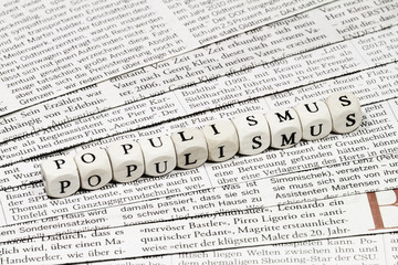 Fototapeta premium Populismus