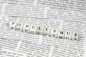 Obraz premium populizm