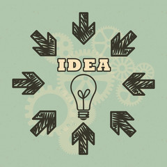 Business idea background concept